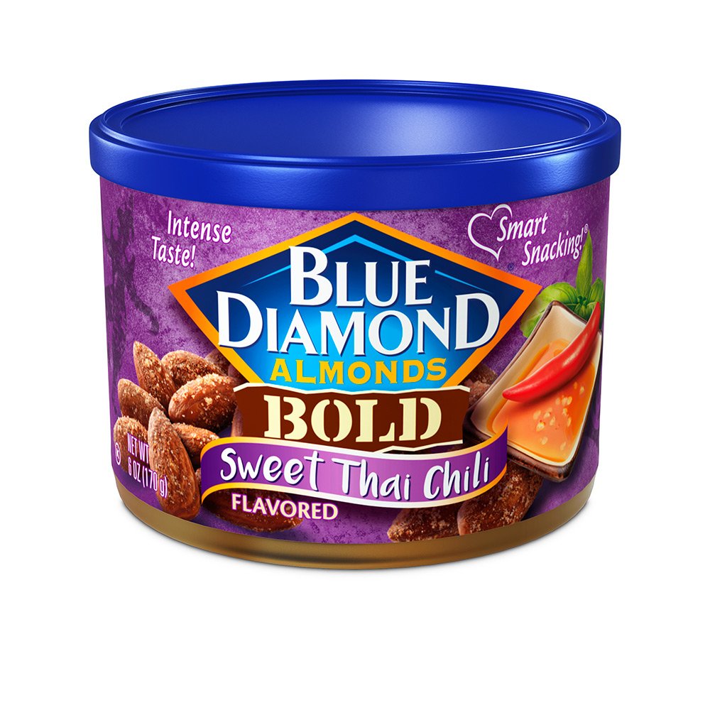 seven flavor variants spanning natural, lightly salted, honey roasted, honey butter, sweet thai chili, korean bbq, and bold sriracha