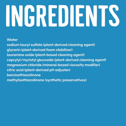 Seventh Generation Dish Soap Free & Clear – Dye-Free Dish Liquid for Bottle-Washing Stations and Family Kitchens