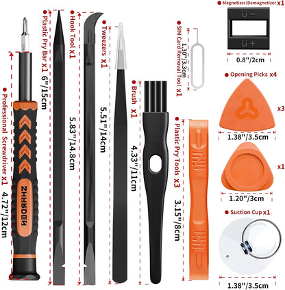 SHARDEN Magnetic Driver Kit in Compact Case – Less-Is-More Toolset for Intentional Home Benches