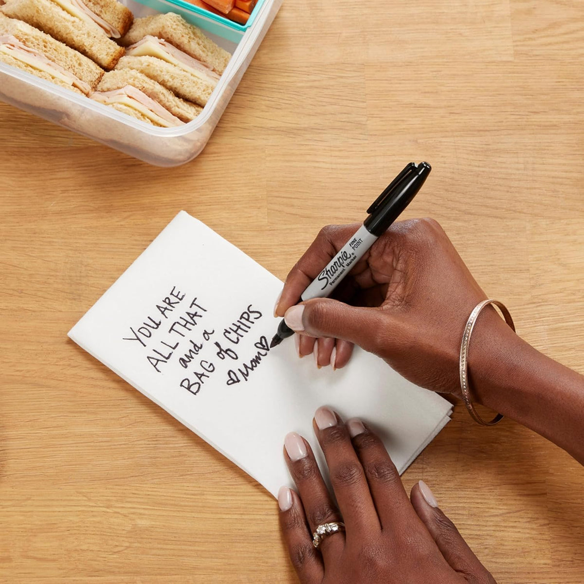Sharpie Permanent Markers, Fine Point, Black, 12 Count - Dorm Room and Study Space Labeling for Students