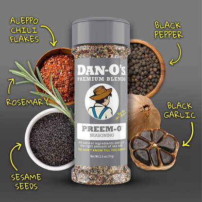 shelf-stable dry seasoning format requiring no refrigeration