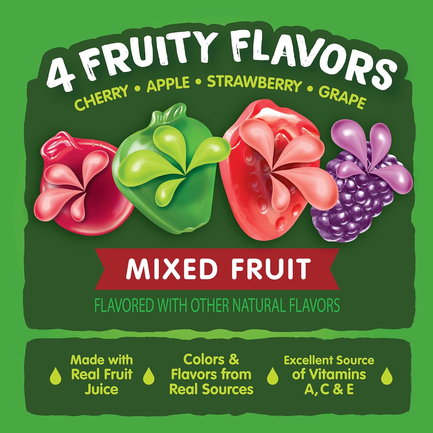 shelf-stable, non-refrigerated fruit snack format