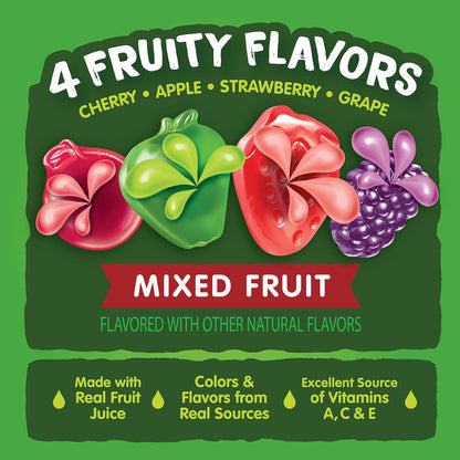 shelf-stable, non-refrigerated fruit snack format
