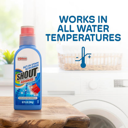 Shout Advanced Gel Stain Remover for College Students and Dwellers, Smart Back-to-Campus and Dorm Room Gift for Anyone with Limited Laundry Space