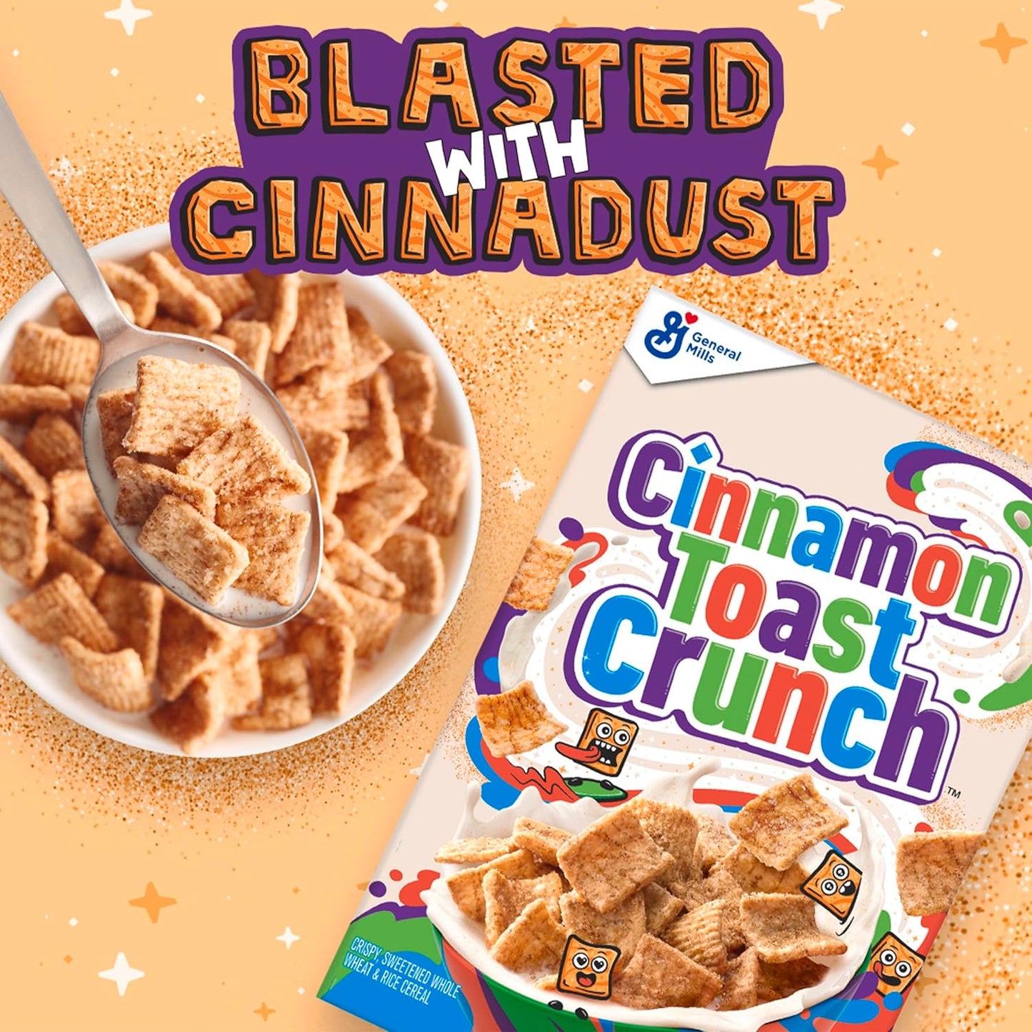 signature cinnadust cinnamon-sugar coating delivering bold sweet flavor