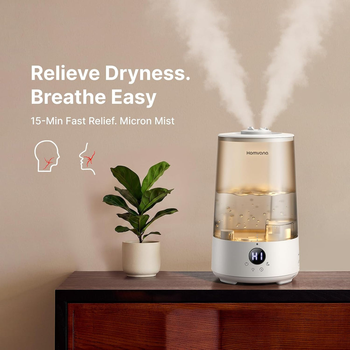 silentspray tech producing under 23db with display-off sleep mode