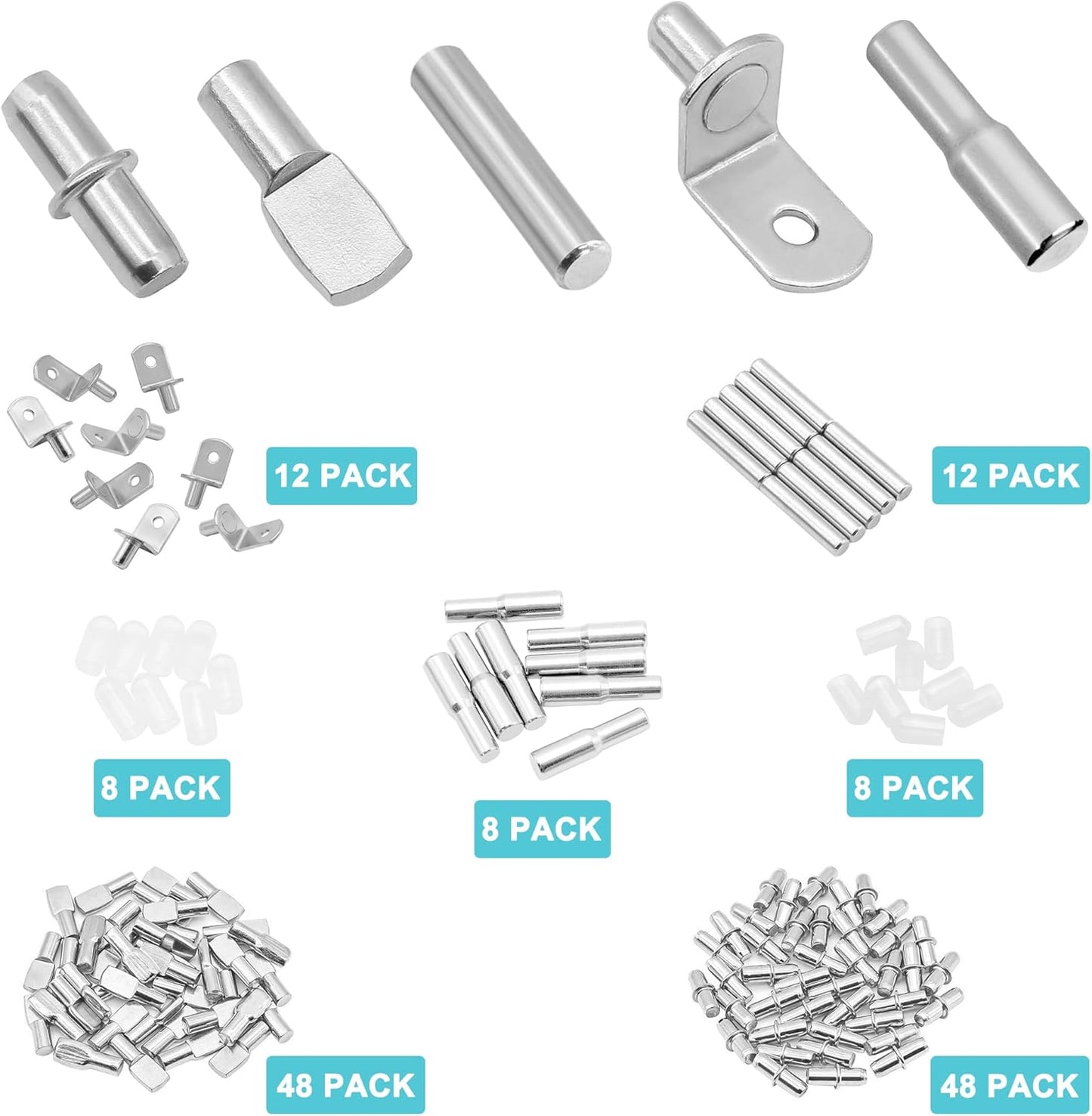 silicone rubber covers for 5mm and 1/4 inch pegs to cushion glass and dampen noise