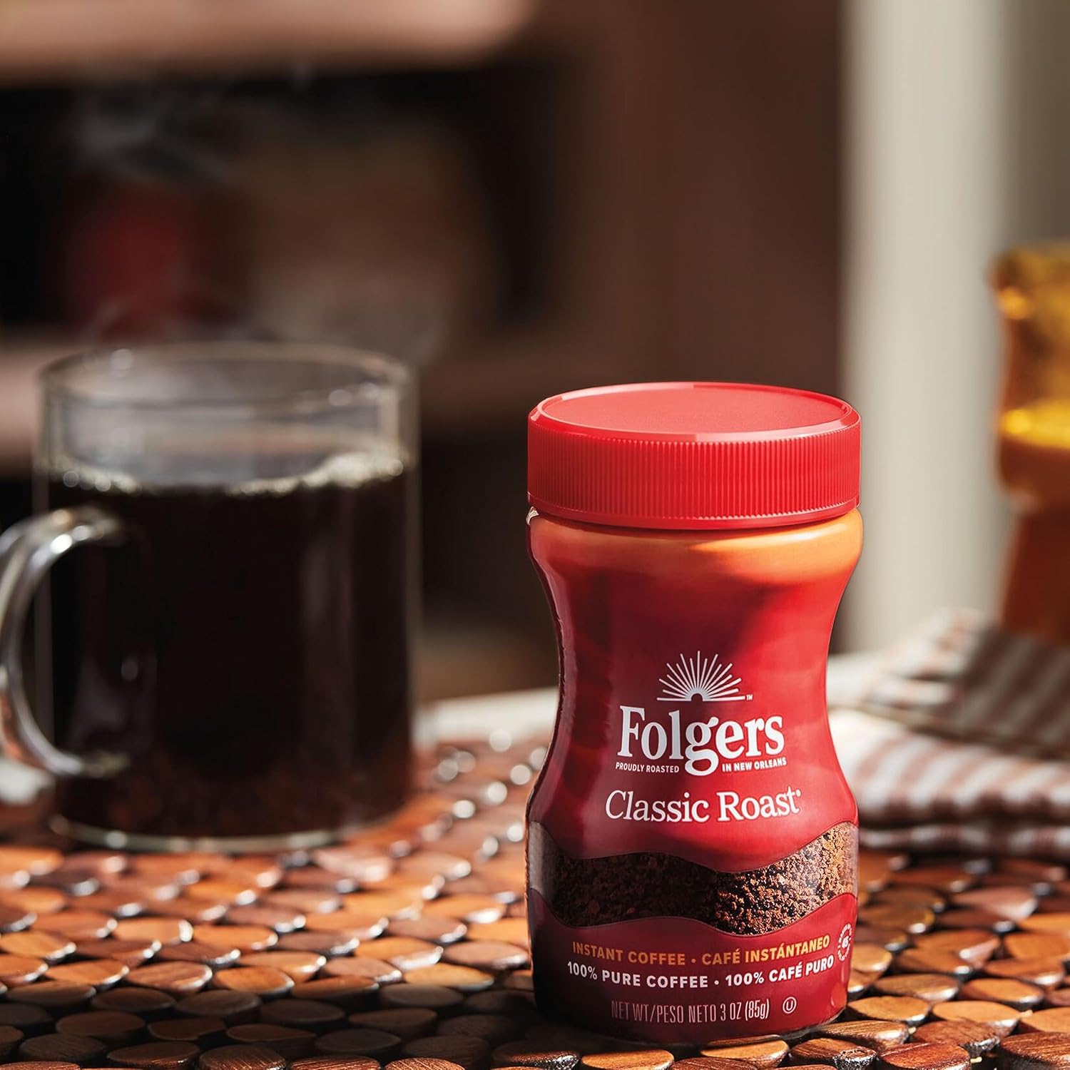 simple 1 rounded teaspoon per 6 fl oz cup ratio