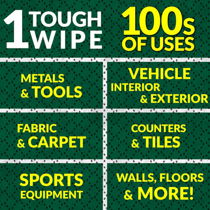 Simple Green All-Purpose Degreasing Towels for Intentional Home Workshops, Odor-Free Cleaning Wipes
