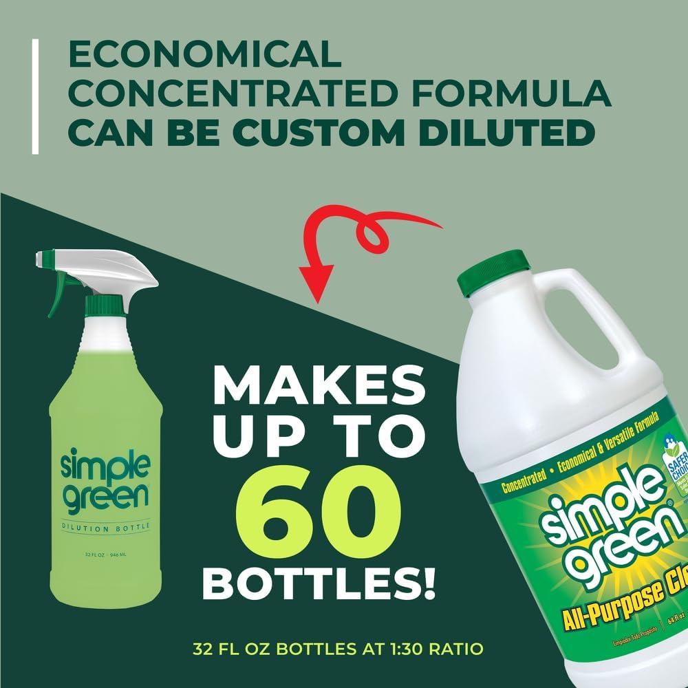 Simple Green Multi-Surface Cleaner – Minimalist-Approved Concentrate for Clean Counters, Clear Floors, and Uncomplicated Routines