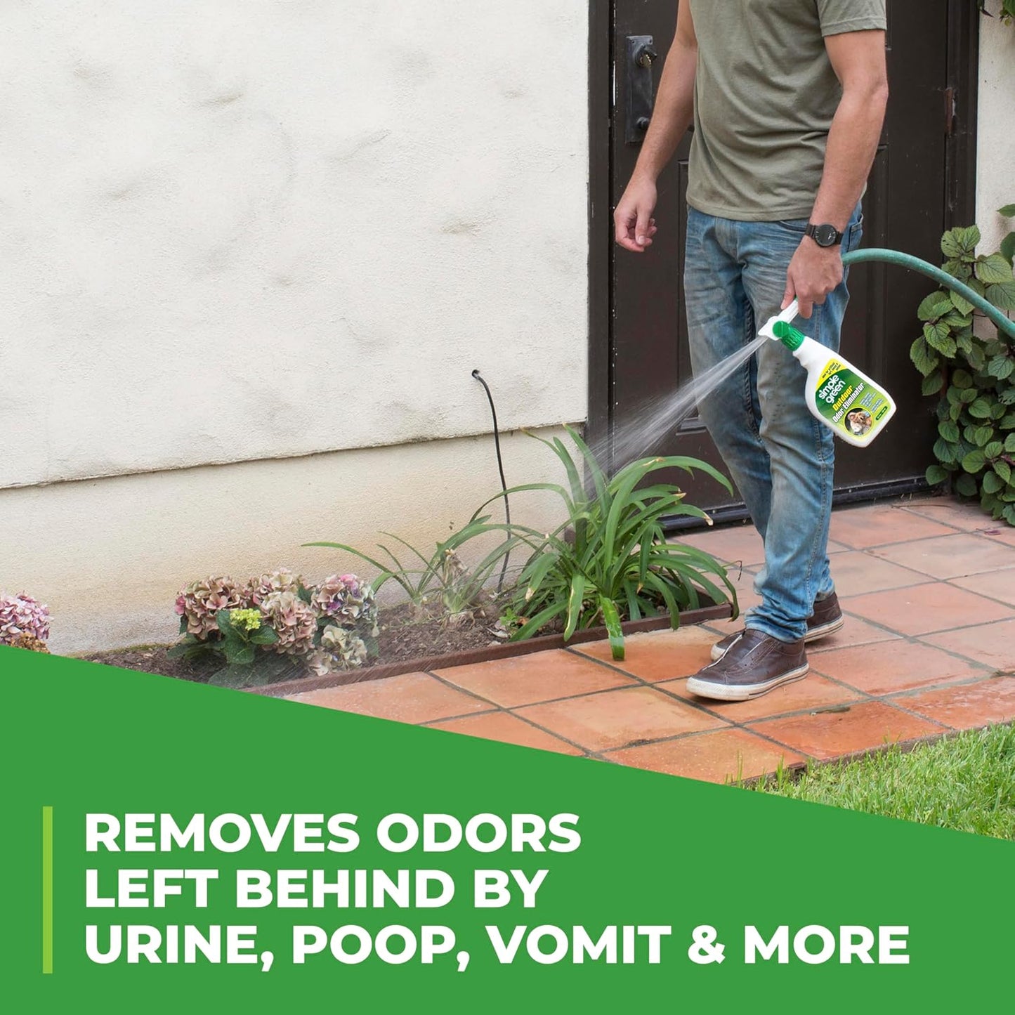 Simple Green Outdoor Odor Eliminator for Pets – Clean-Air Dog Run Deodorizer, No Smoke No Residue Formula