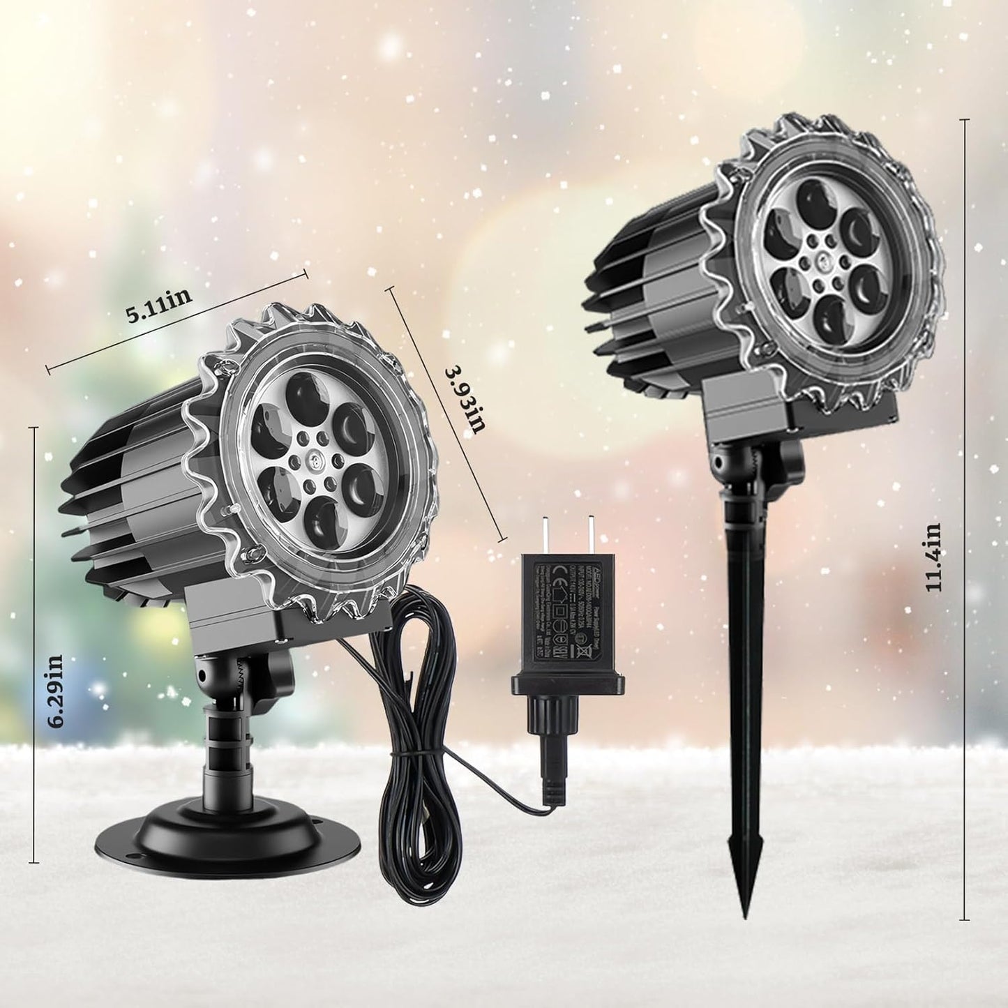 Simple Setup Holiday Projector – Replace Tangled Light Strands with One Clean Fixture