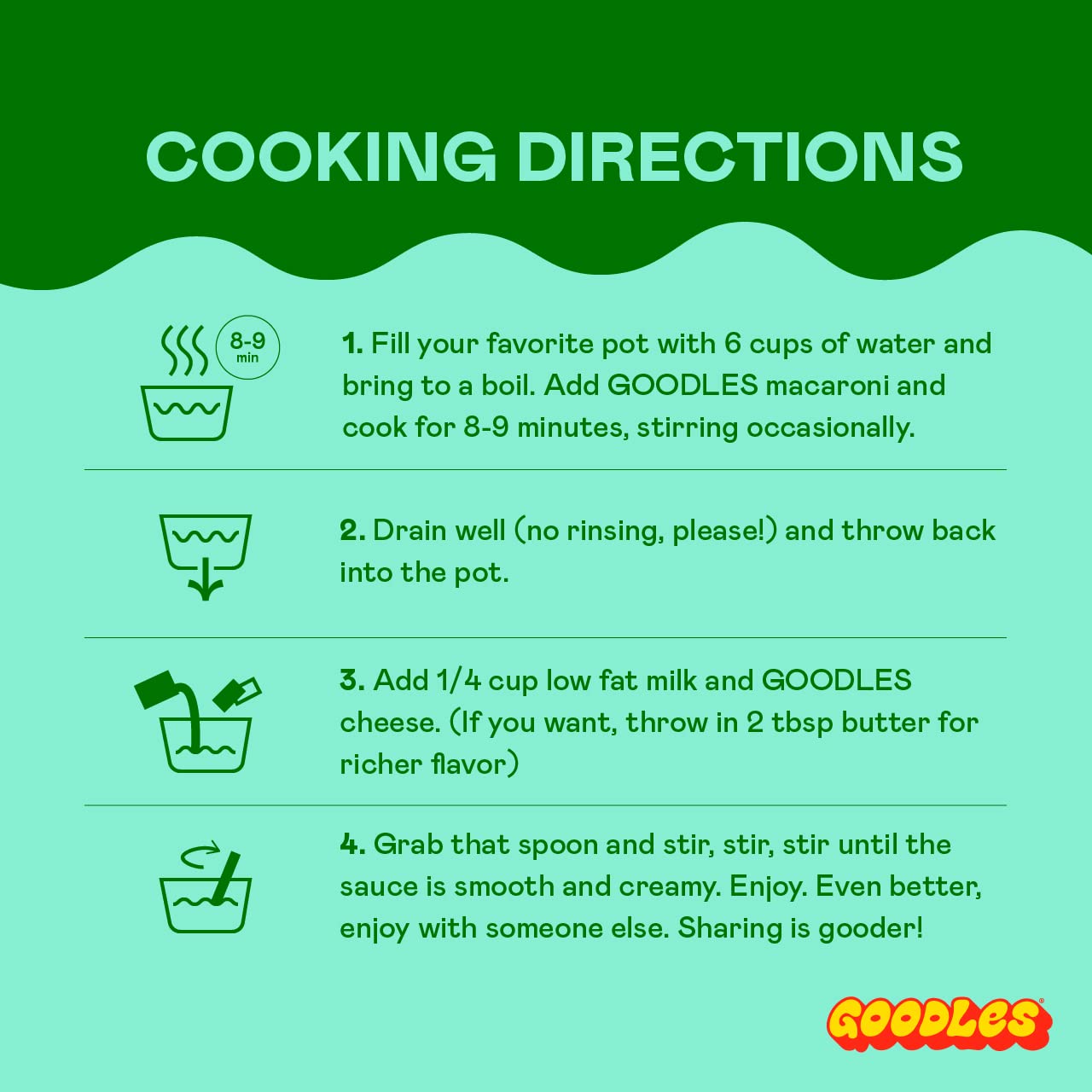simple stovetop preparation in under 10 minutes using water, milk, and optional butter