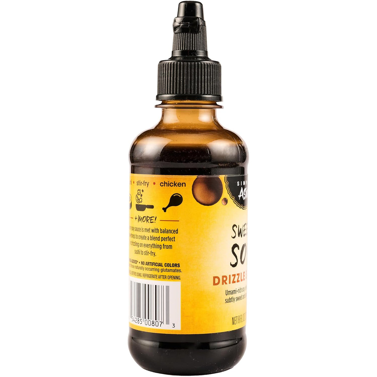 Simply Asia Sweet Soy Drizzle Sauce — Compact Fridge-Door Sauce for Intentional Kitchens, 8 fl oz Squeeze Bottle
