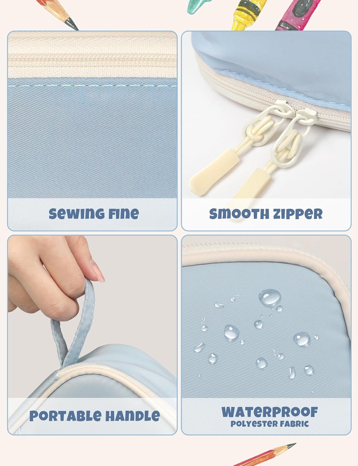 single-compartment wide-mouth design for easy access to contents