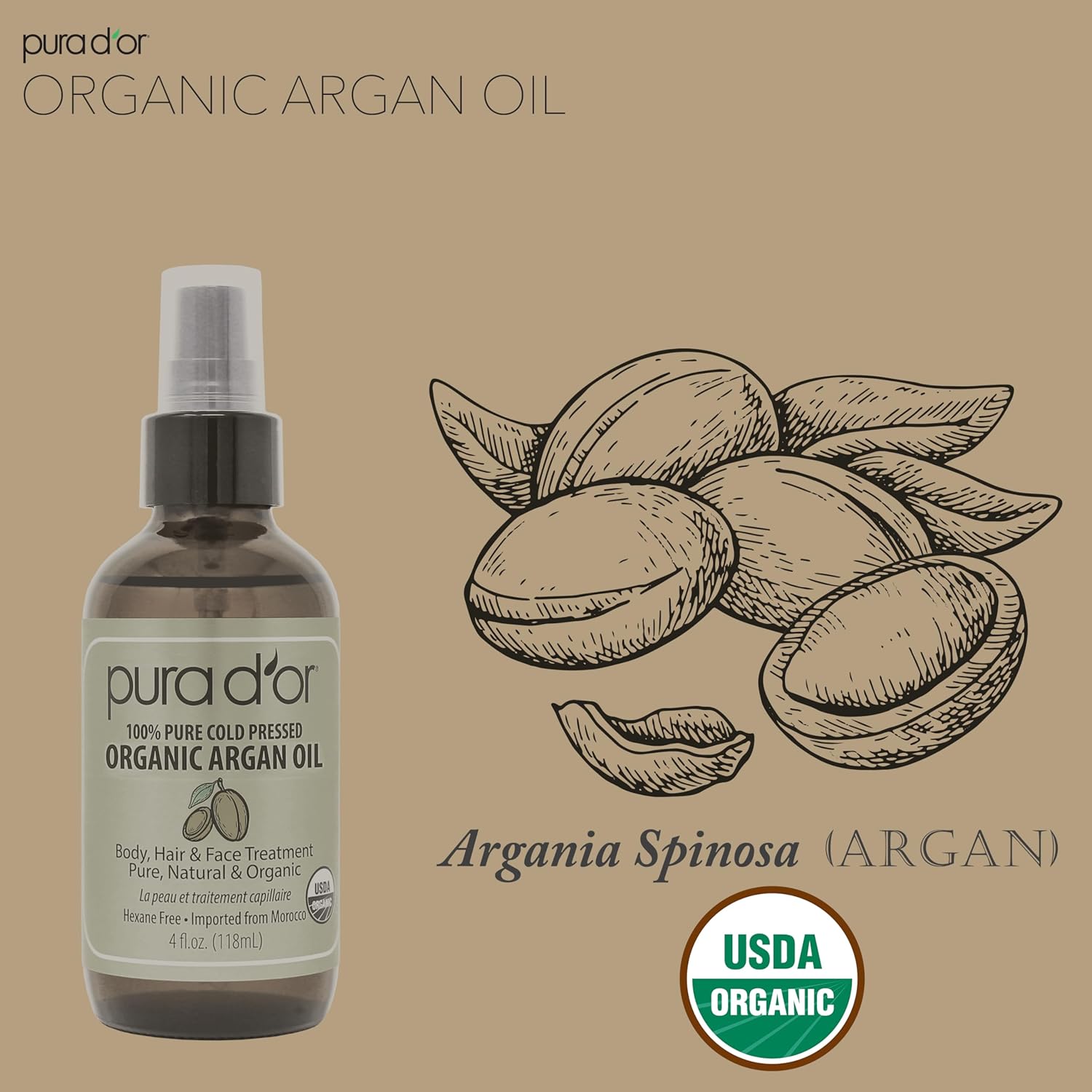 single-ingredient formula with no added fillers, parabens, sulfates, synthetic fragrances, or hexane