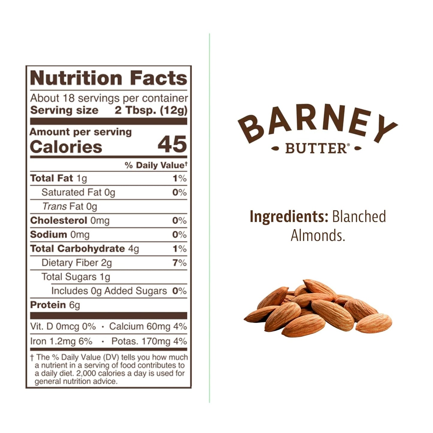 single-ingredient formula with no added sugar or salt