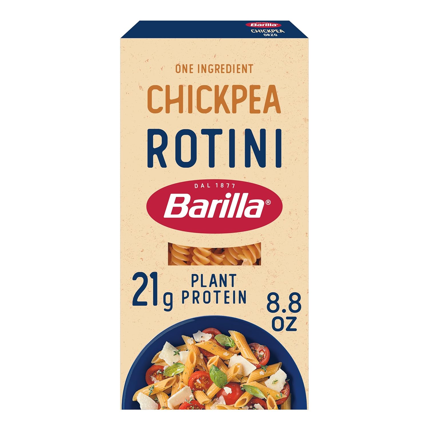 single-ingredient formulation using 100% chickpea flour