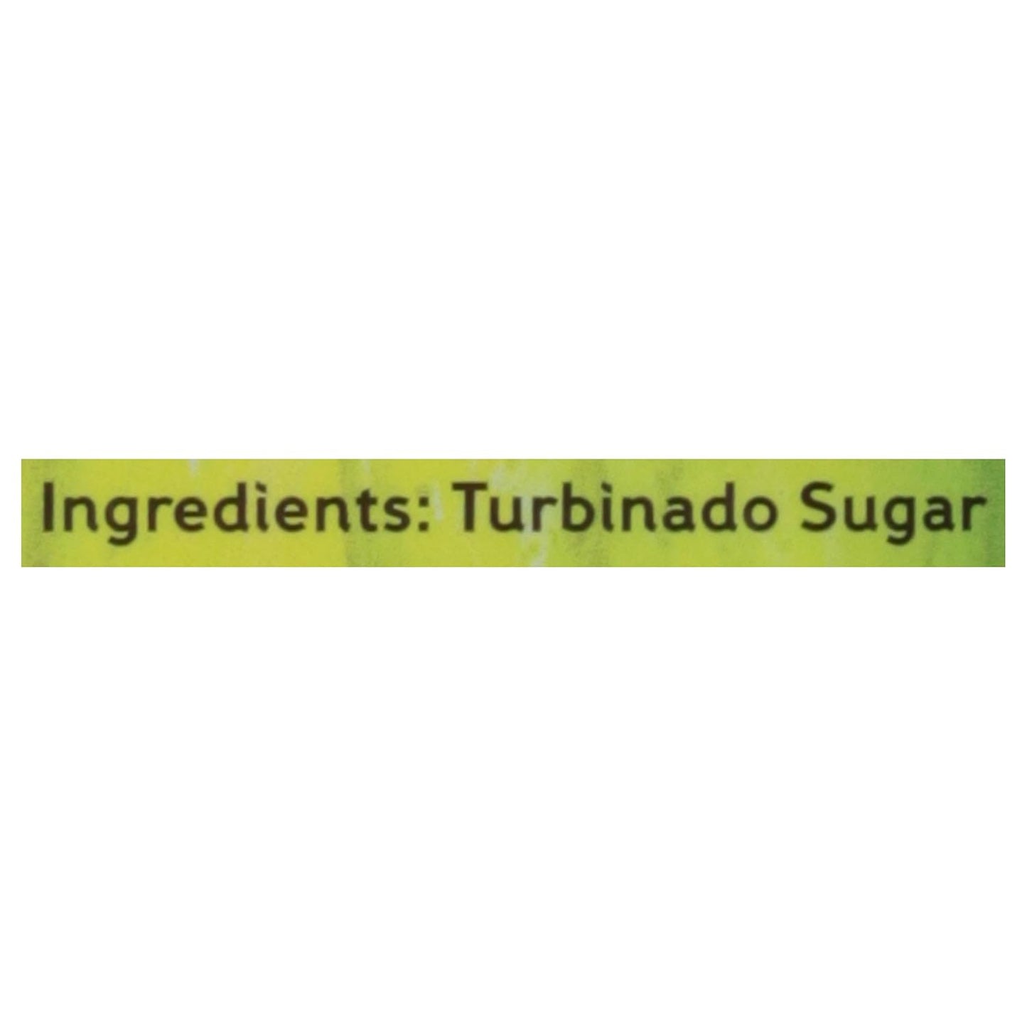 single-ingredient pure cane sugar with trace natural nutrients