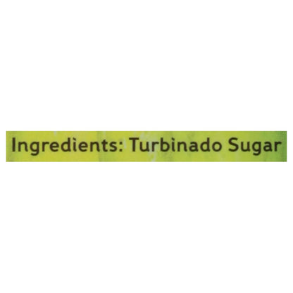 single-ingredient pure cane sugar with trace natural nutrients