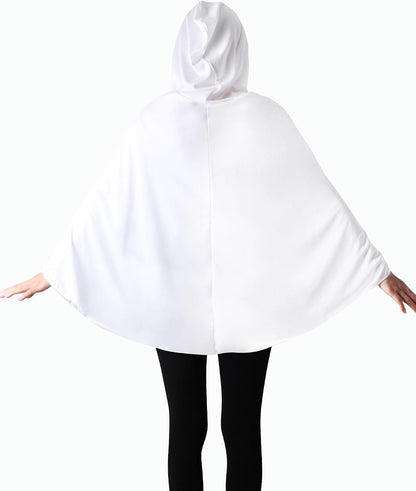 Oskiner Ghost Costume Cape – Clean One-Piece Halloween Costume for Women, No Extra Accessories