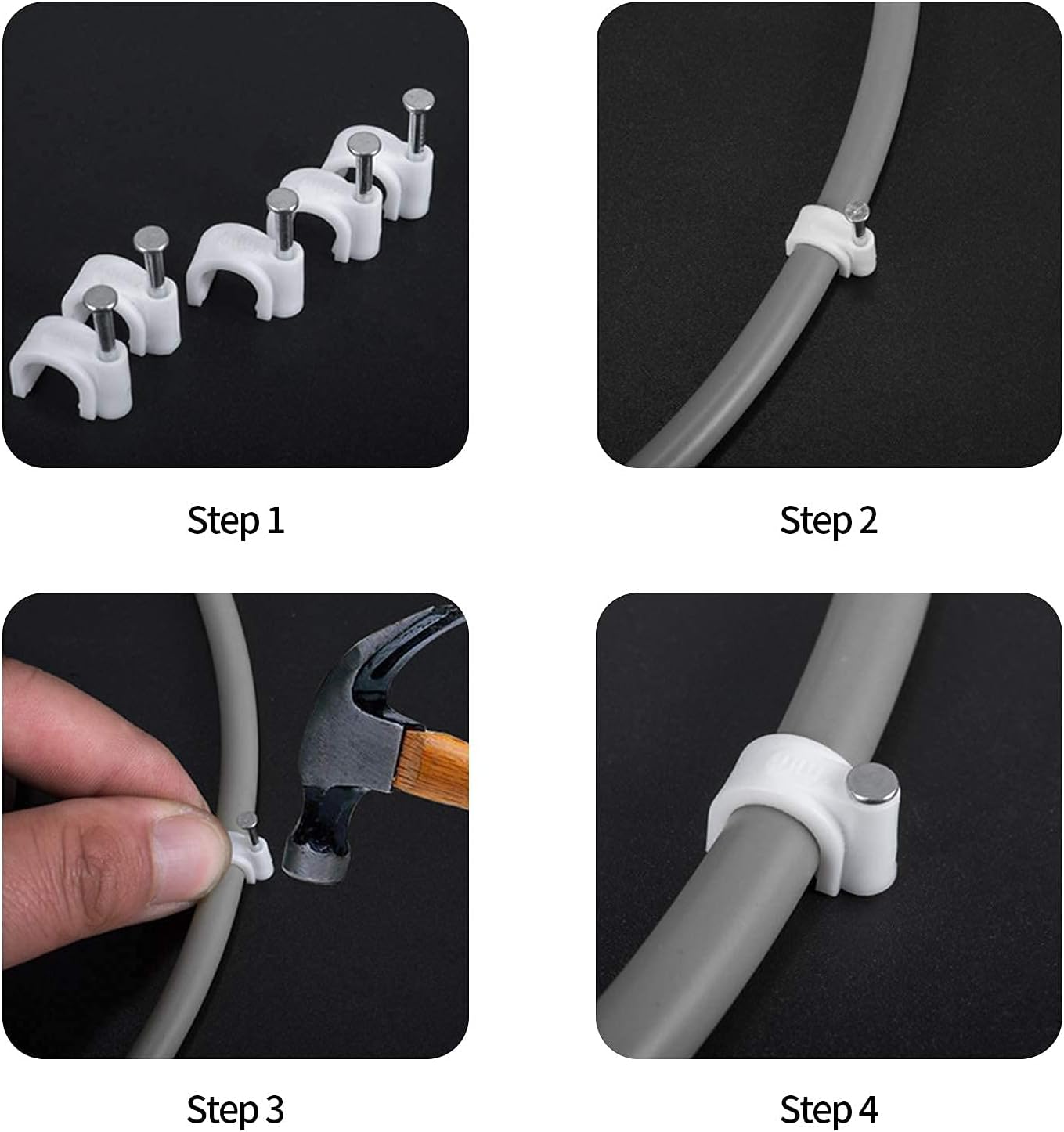 single-size 100pc refill variants available in 7mm, 8mm, and 10mm white