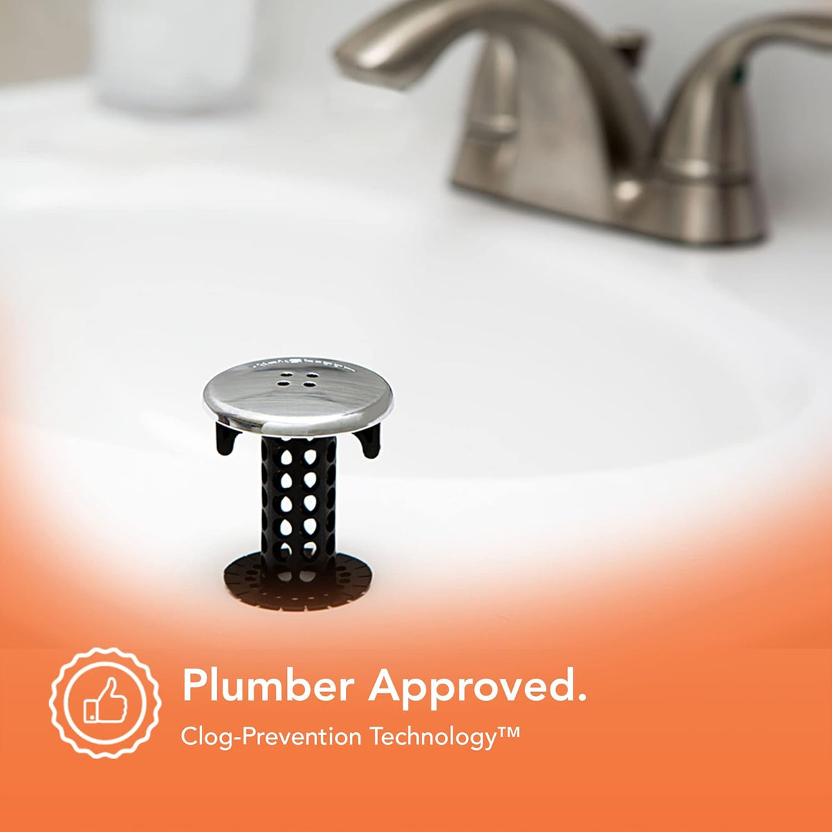 SinkShroom Chrome Edition - Practical Mother's Day Gift for the Mom Who Refuses Plumber Bills