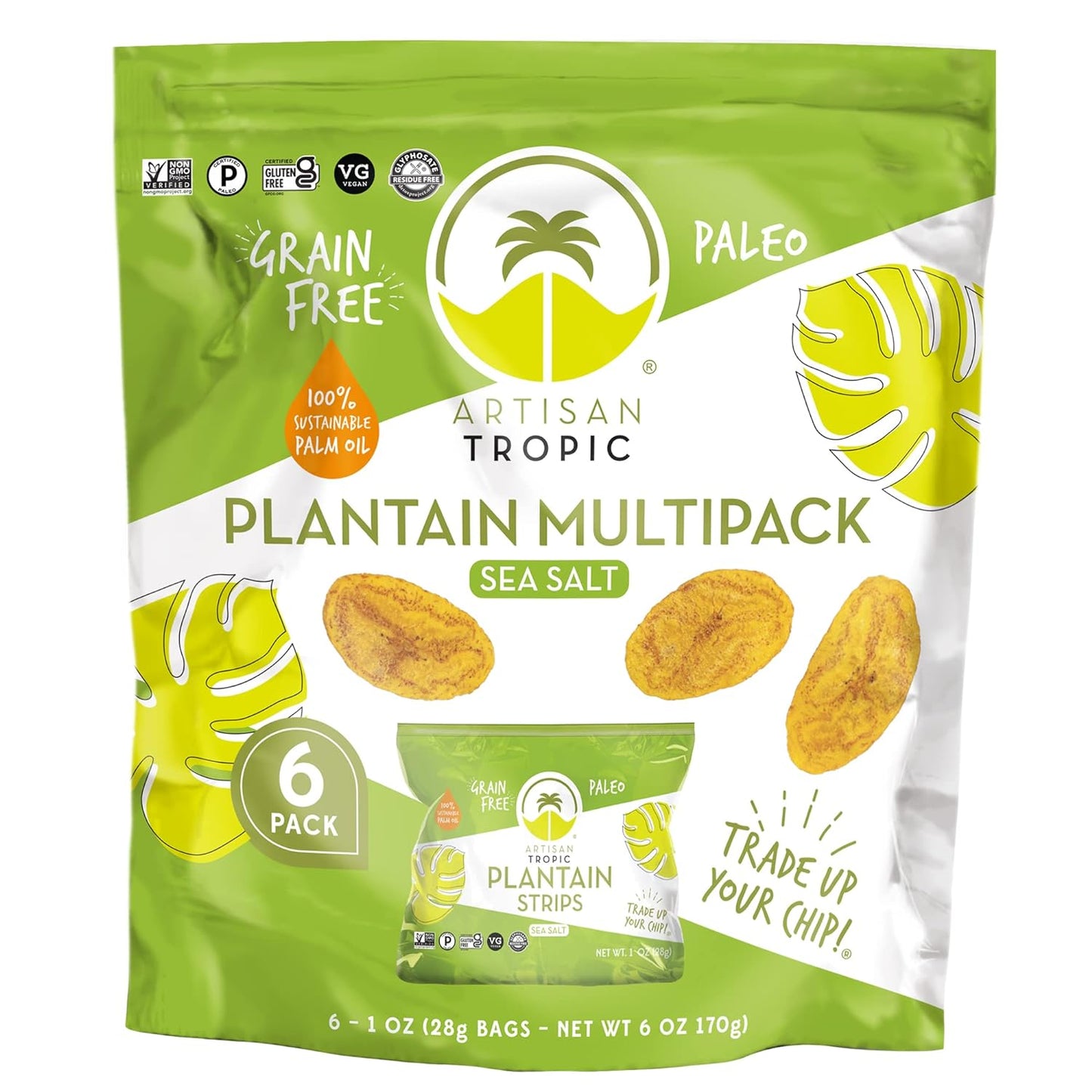 six 1 oz individually portioned bags for grab-and-go convenience