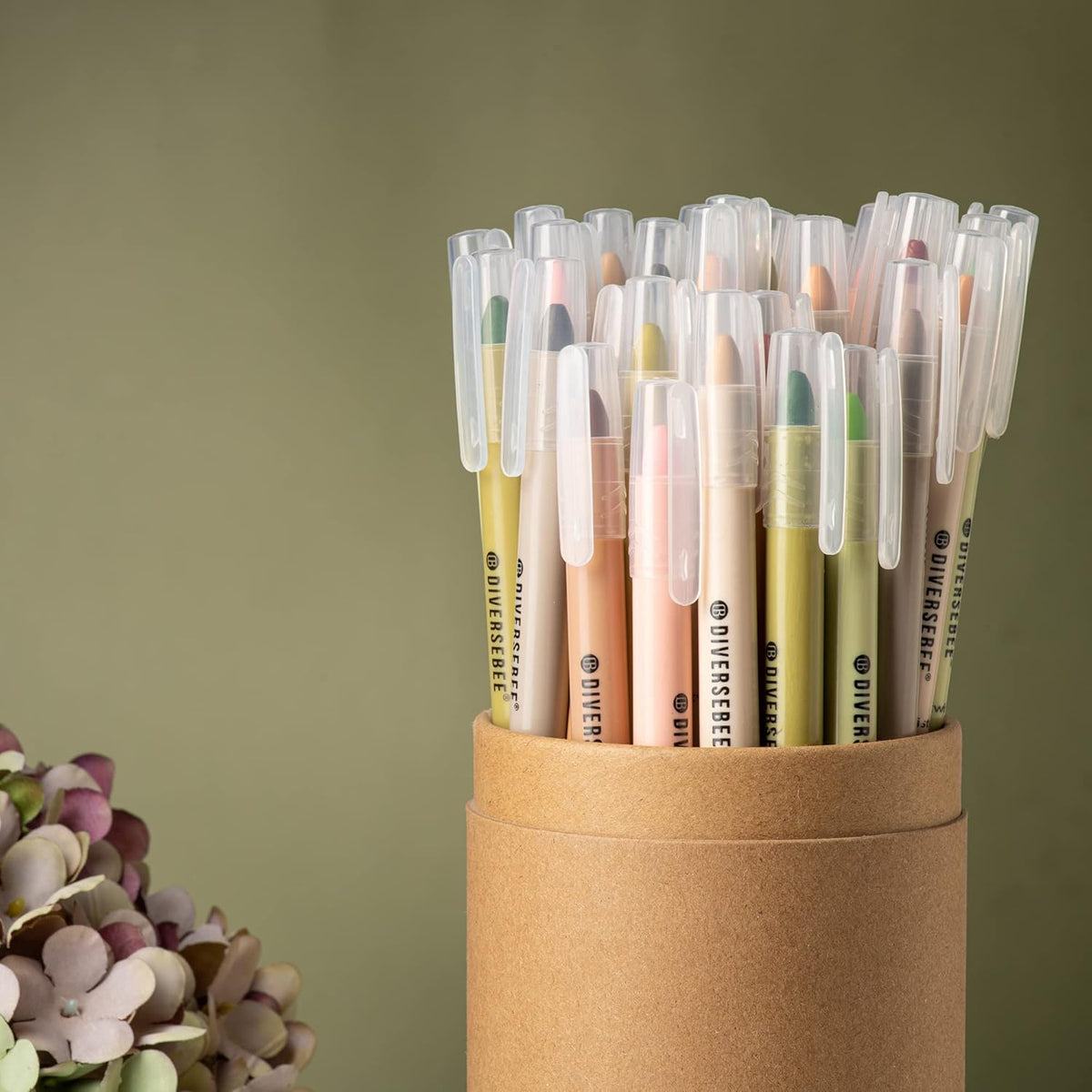 six available color collections including dusty, pastel, earthy, vintage, oasis, and sorbet