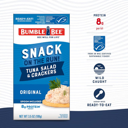 six buttery crackers bundled inside each kit for a complete snack