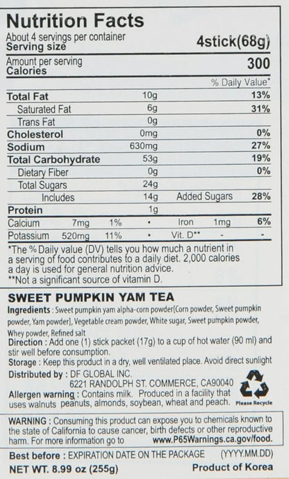 six flavor variants spanning corn-potato-yam, 15 multi grains, walnut-almond-adlay, 12 super grains, black grain mix, and sweet pumpkin-yam