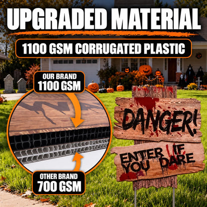 six included plastic stakes that slide into pre-cut holes for ground mounting
