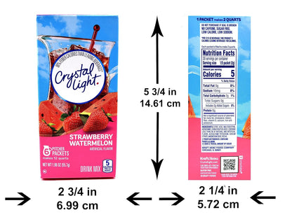 six individual portion-controlled packets per canister