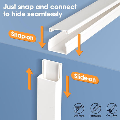 six length options ranging from 116in to 1260in to scale from single tv to whole-home runs