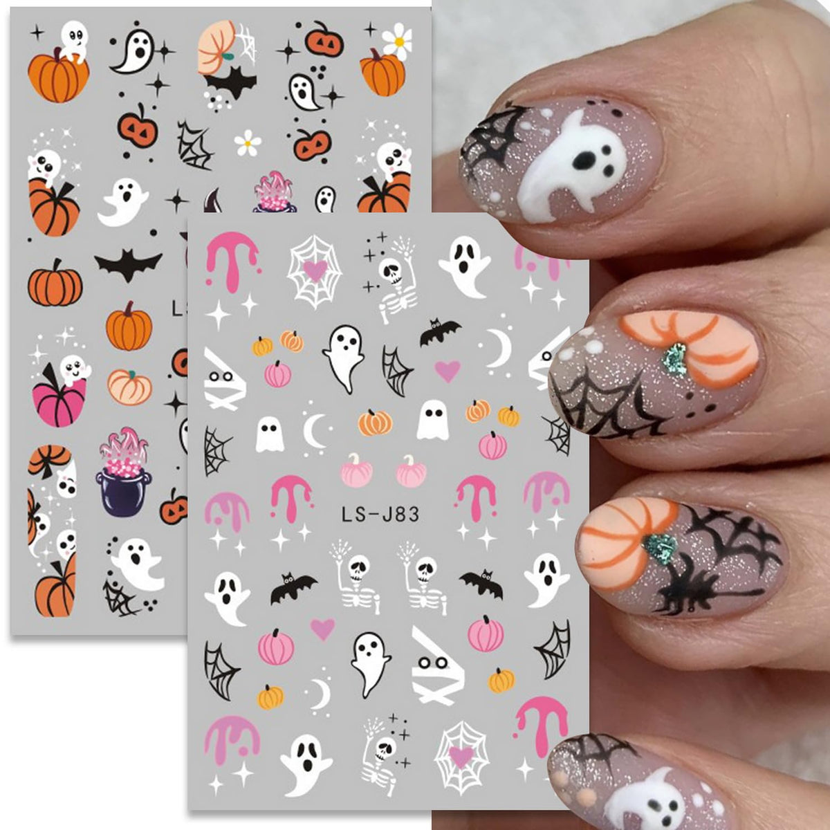 six-piece set per pack for full-hand coverage or multiple accent nails