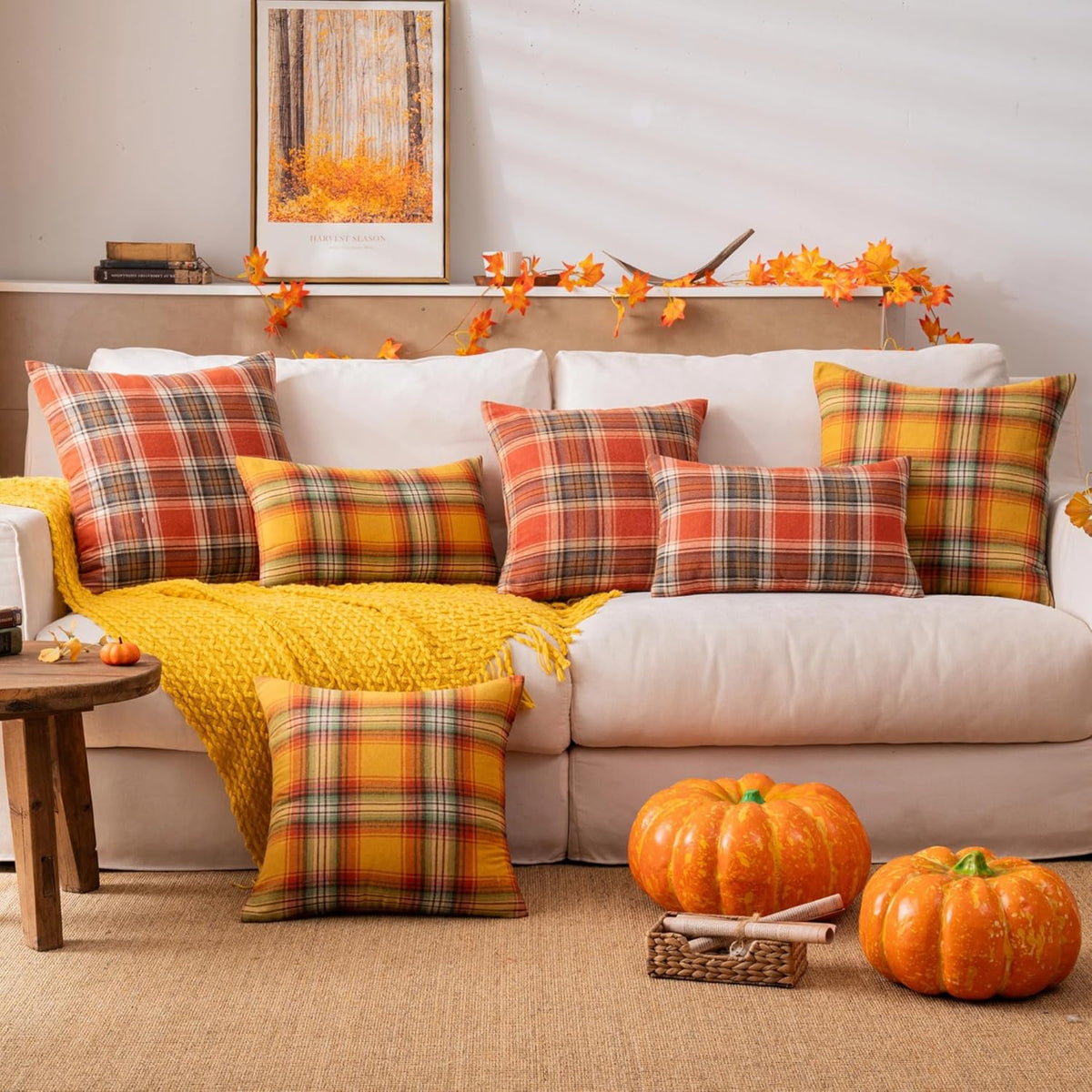 six size options including lumbar 20x12 and oversized 24x24 to fit varied furniture