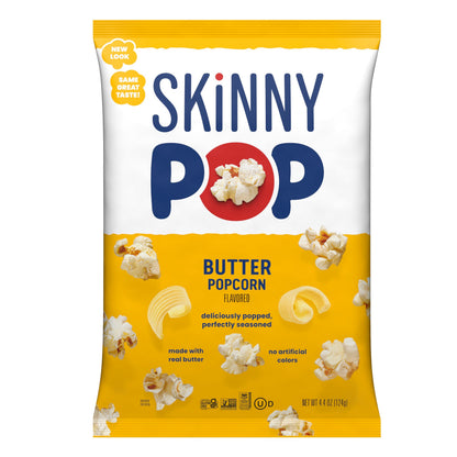 SkinnyPop Butterbeer Popcorn – Lunchbox Pack for School, Gluten Free Vegan Treat Kids Actually Love