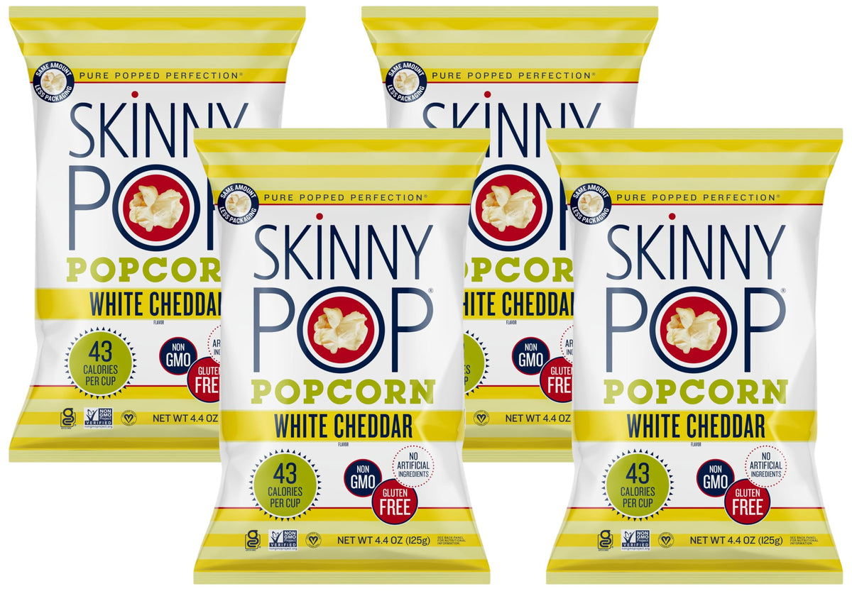 SkinnyPop Butterbeer Popcorn – Lunchbox Pack for School, Gluten Free Vegan Treat Kids Actually Love