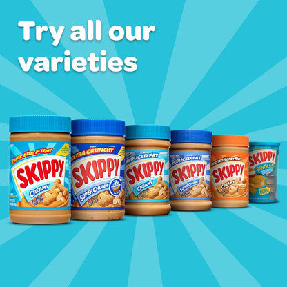 Skippy Bulk Peanut Butter – Trusted National Brand with No Added Preservatives for Clean Pantry Storage