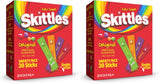 SINGLES TO GO! Skittles Low Calorie Drink Mix – Convenient Single Serve Powder Sticks for Commuters, Drivers, and Remote Workers