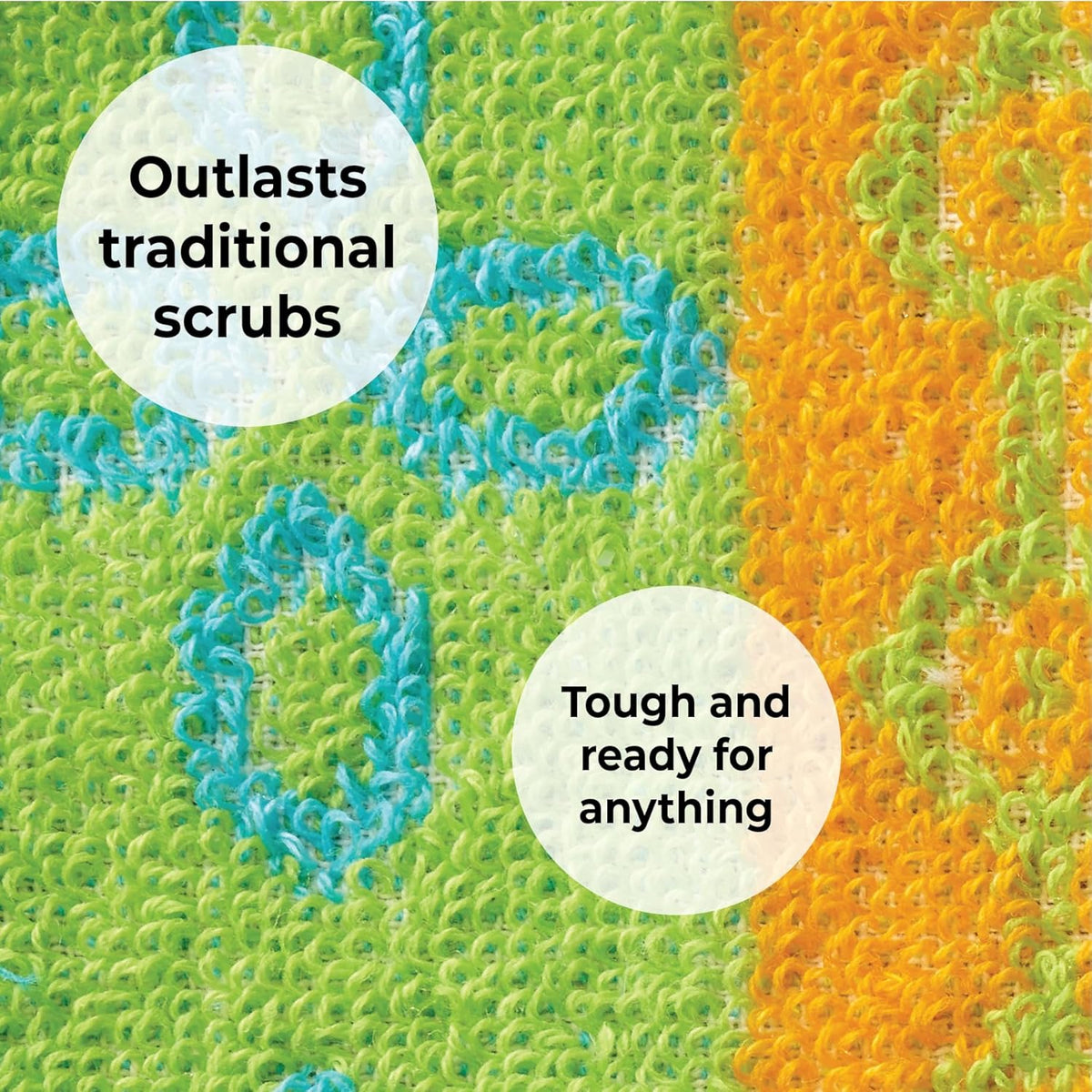 Skoy Scrub Cotton Dish Scrubber – Clean Design Cleaning Tools for Intentional, Uncluttered Kitchens