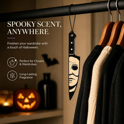 slasher/horror-movie graphic styling intended for halloween and spooky-season use