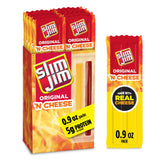 Slim Jim Meat and Cheese Combo Sticks – Mid-Afternoon 5g Protein Boost for the Open-Plan Office