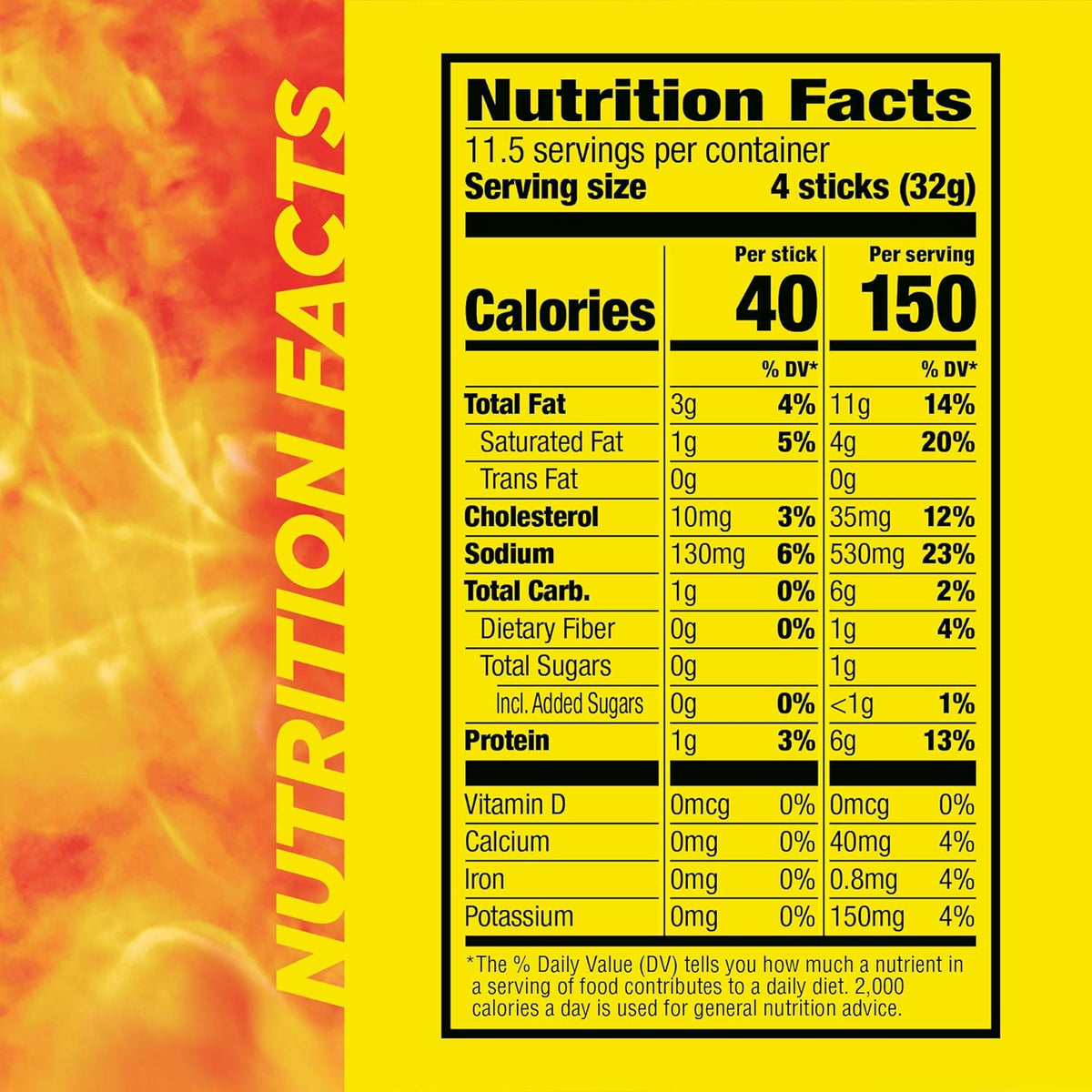 Slim Jim Smoked Meat Sticks – 150 Calorie High Protein Snack for Between-Meeting Hunger and Shift Workers