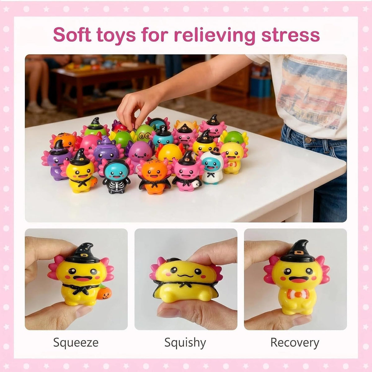 Holydeck Slow Rebound Desk Fidget Squishies – Study Aid for Adult Professionals, Pocket-Sized Stress Management