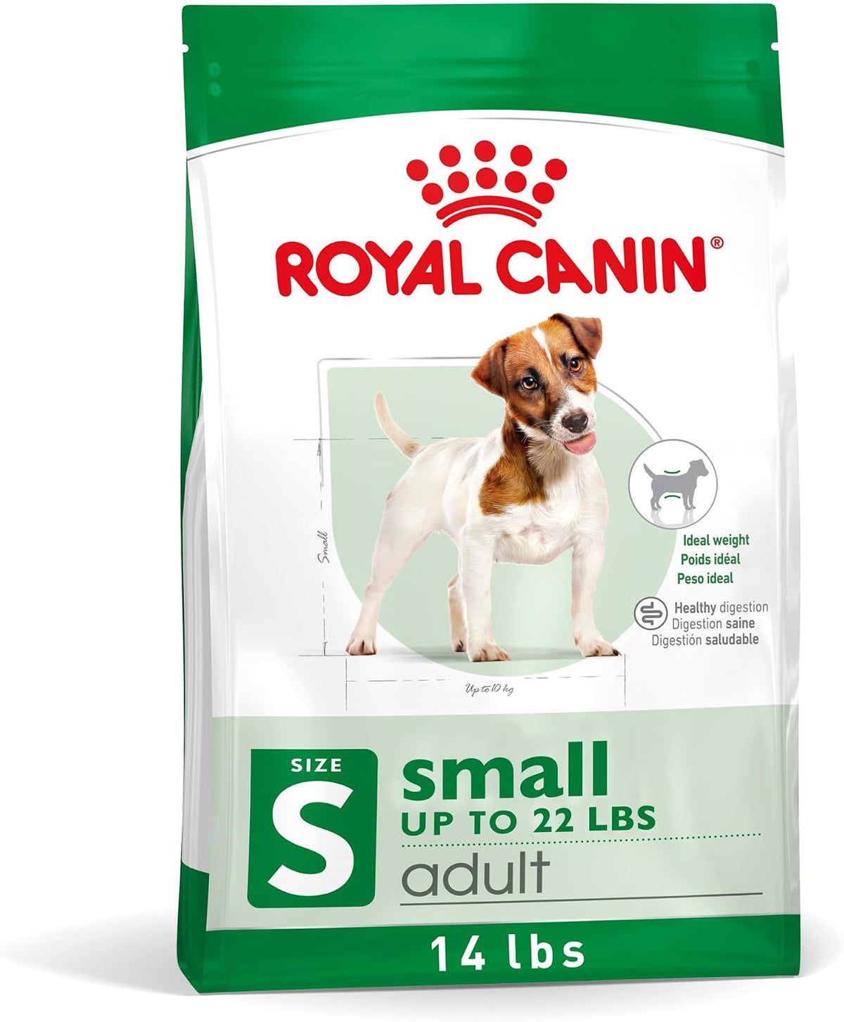 small breed specific kibble shape and texture sized for 9-22 lb dog jaws