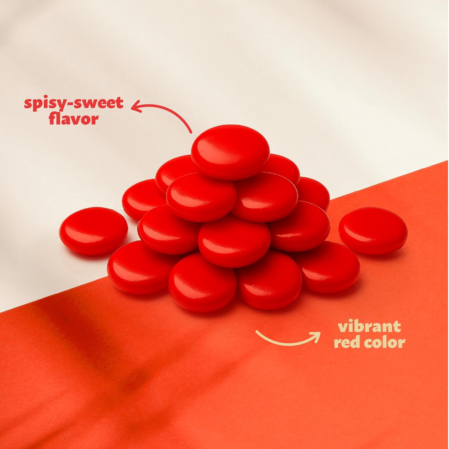 small, unwrapped imperial pellet shape for easy portioning