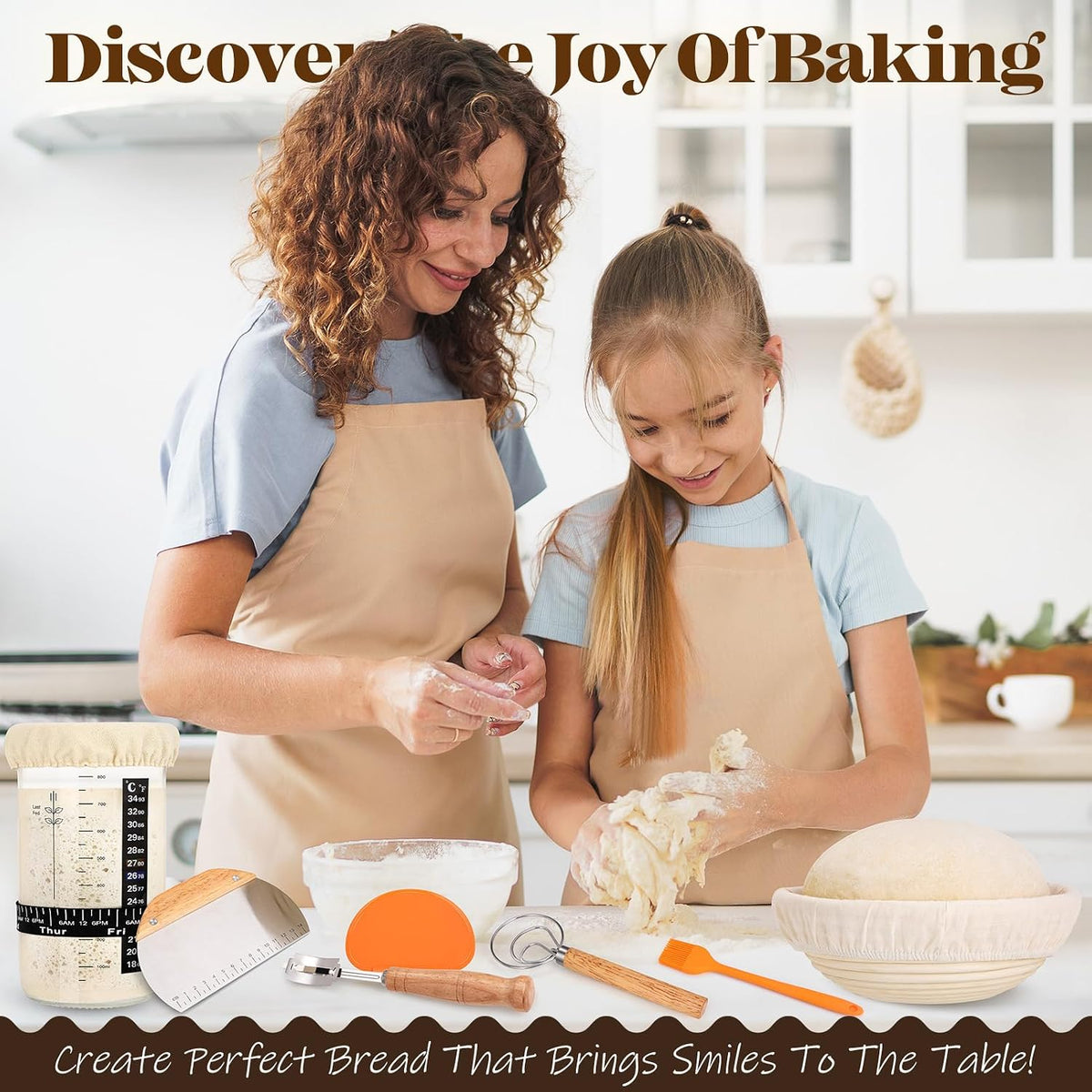 Sourdough Starter Kit – Housewarming Present for New Home Bakers, Beginner-Friendly Baking Bundle