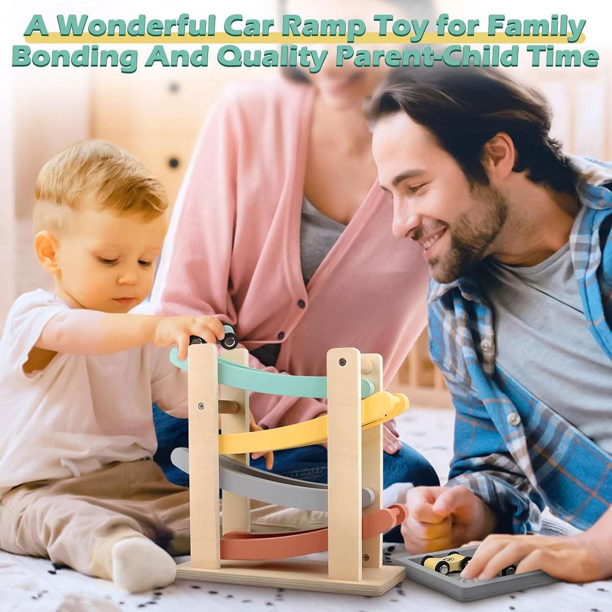 smooth rounded edges to prevent scratches on toddler hands
