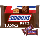 SNICKERS Original Fun Size Bars, Grab-and-Go Tailgate Treat for Football Watch Parties in the Park, 10.59oz Bag